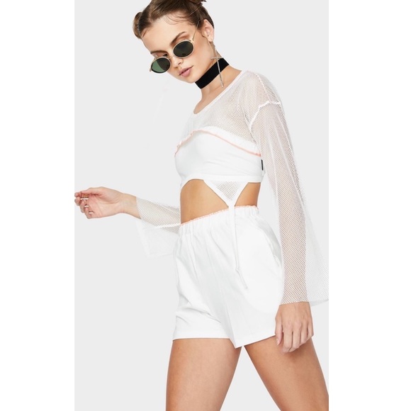 Dolls Kill White Mesh Set - Picture 4 of 13